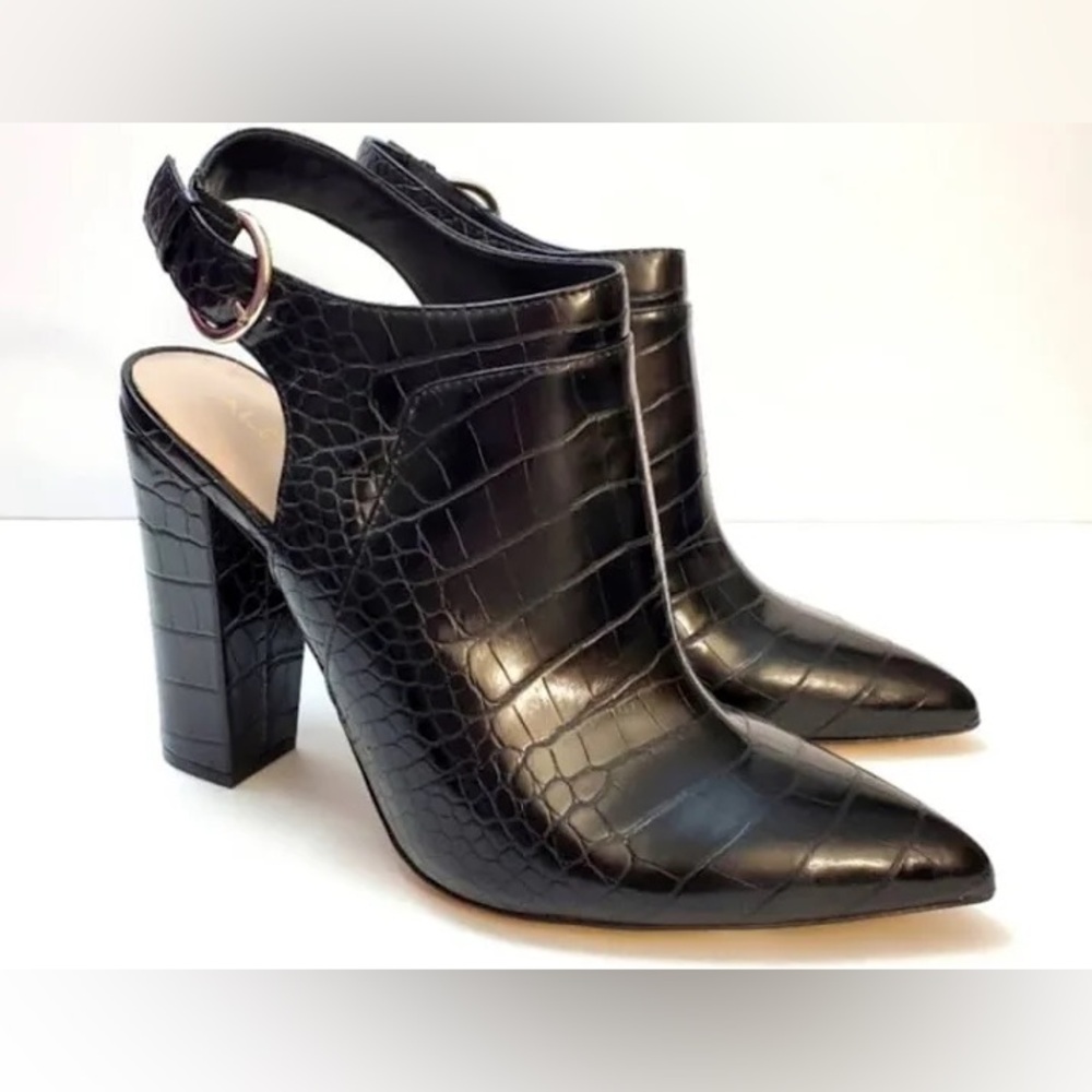 ALDO - Legiladia Black Leather Mules - Size 9